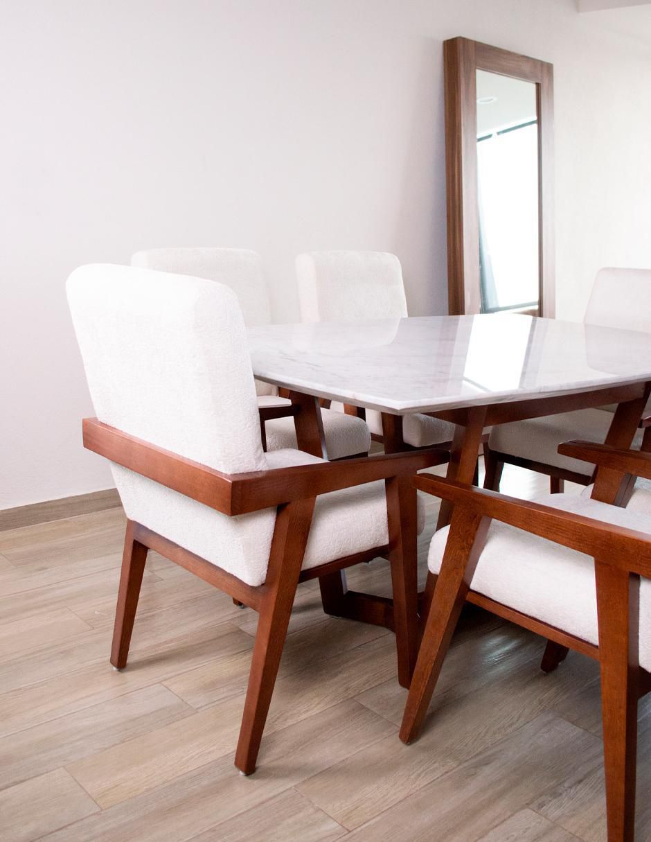 Comedor para 2 personas de mármol