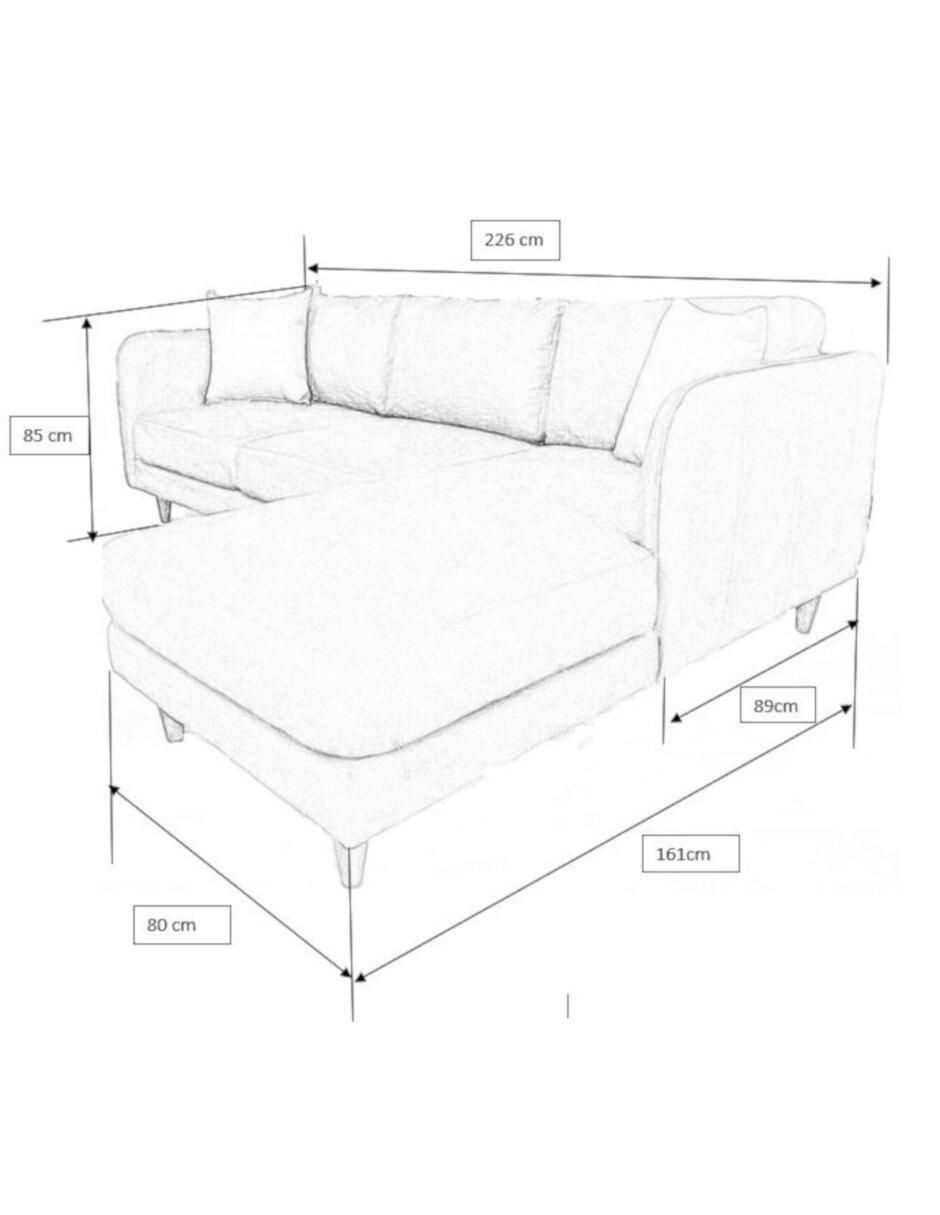Sala modular derecha de madera 6