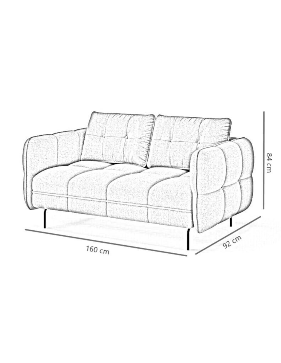 Love seat Siena de lino 4