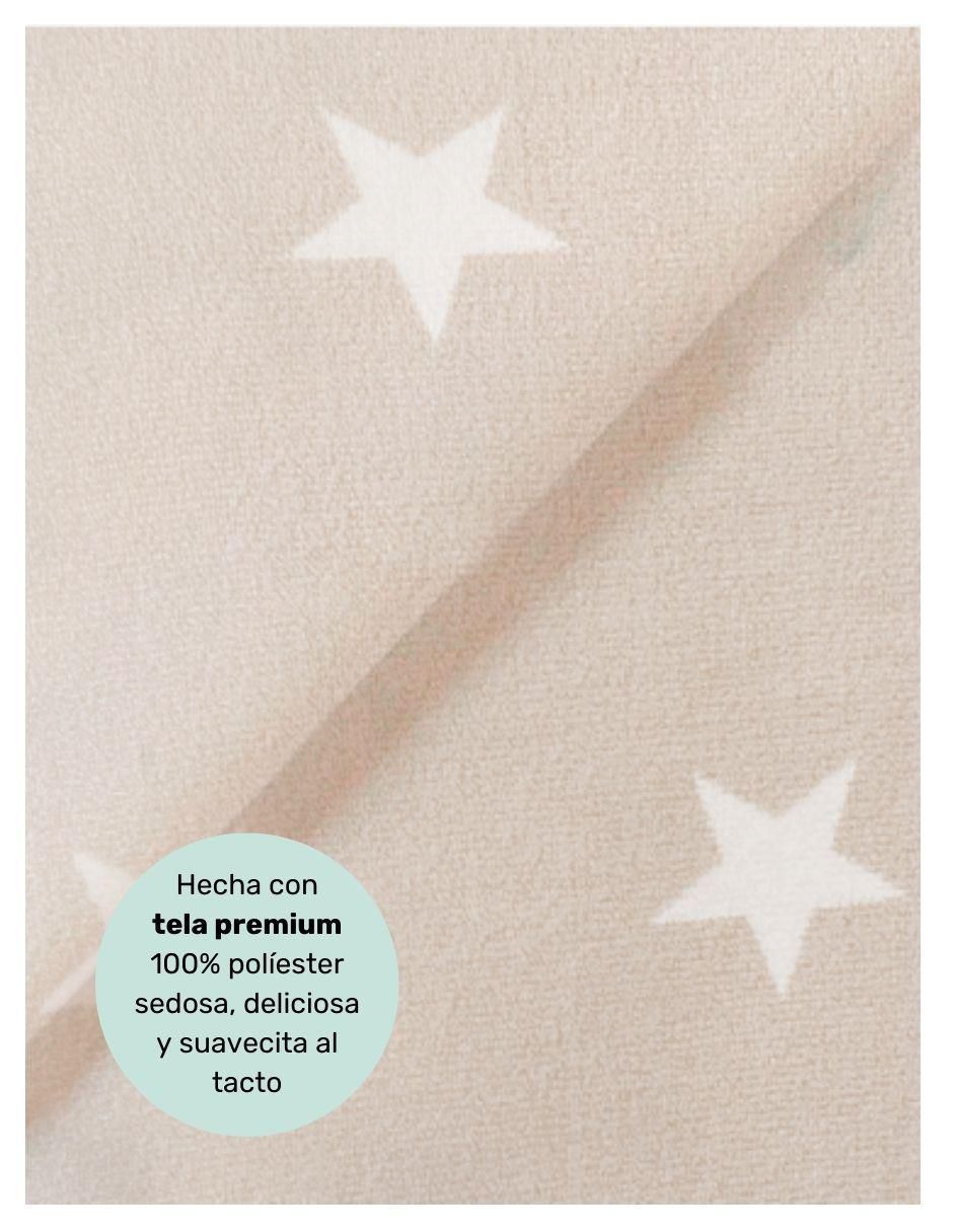 Sábana para cajón de poliéster 300 hilos Estrellas Beige 3