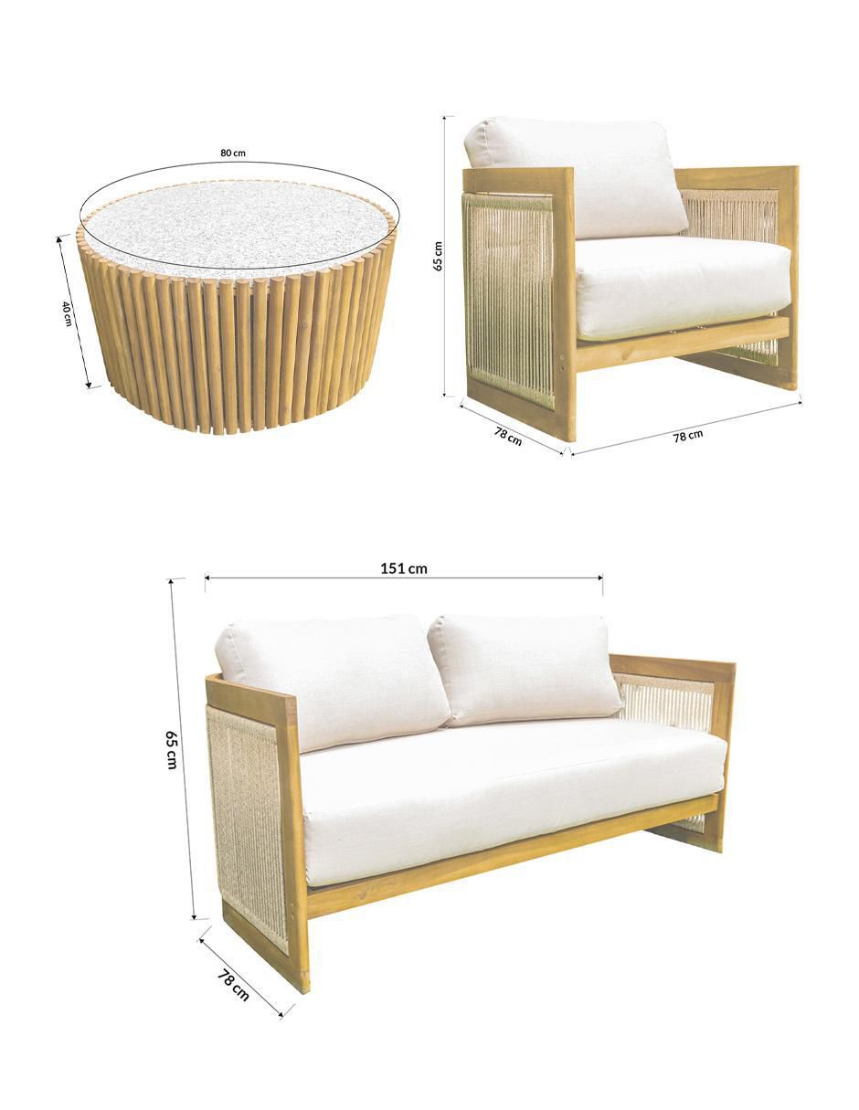 Set modular Kava de madera 10
