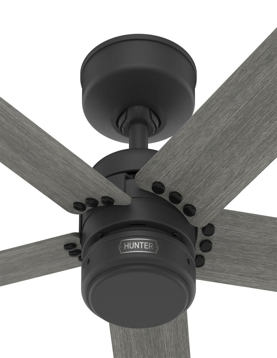 VENTILADOR DE TECHO 52247 HUNTE, NEGRO