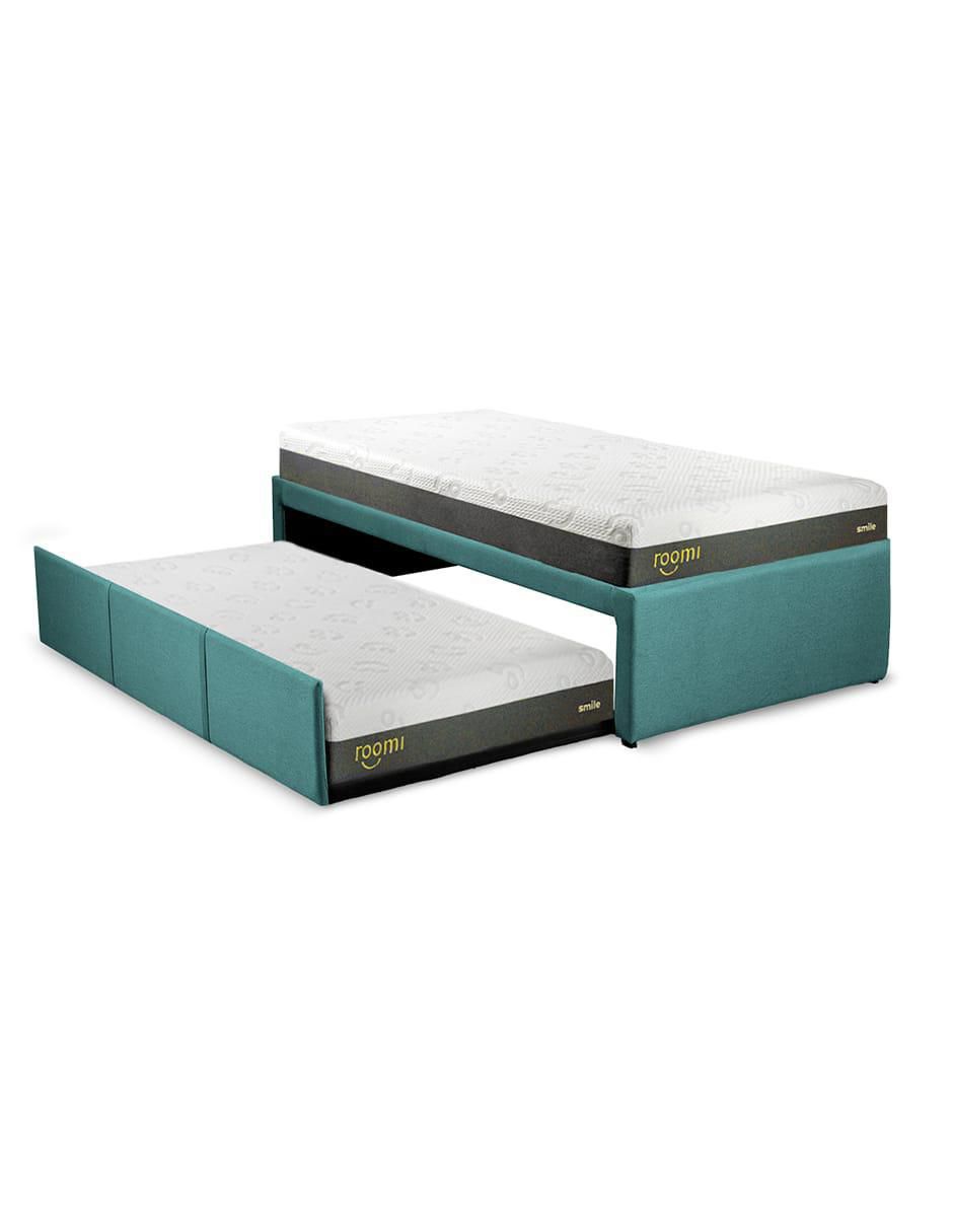 Cama doble de madera pino