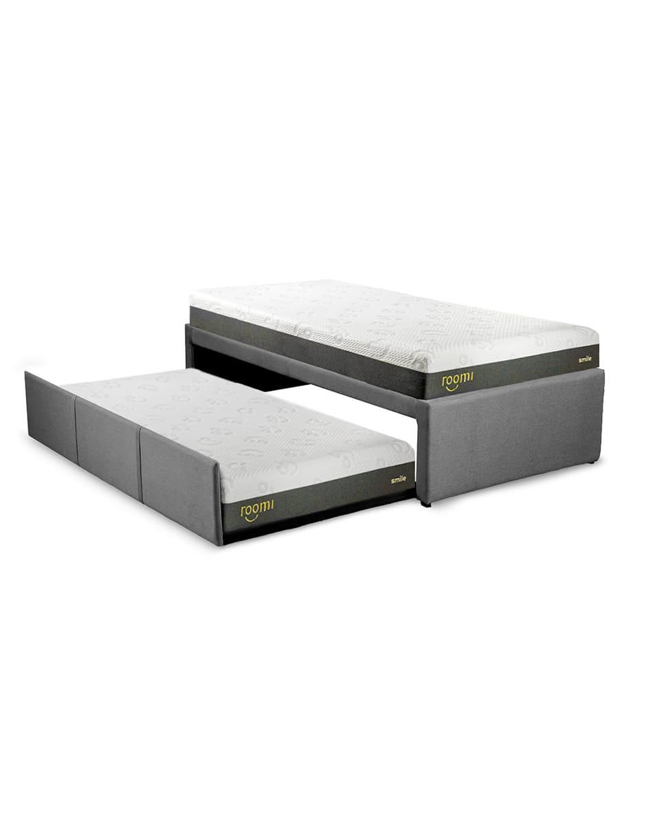 Cama doble de madera pino