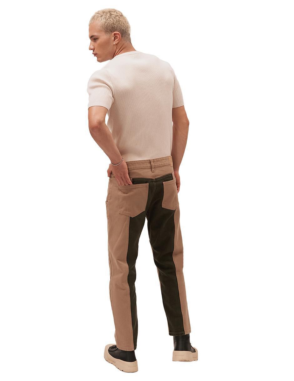 Jeans slim Mchk 8068 lavado bitono para hombre
