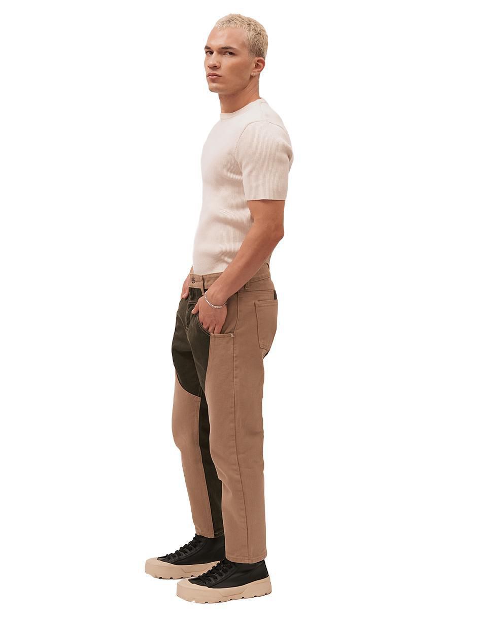 Jeans slim Mchk 8068 lavado bitono para hombre