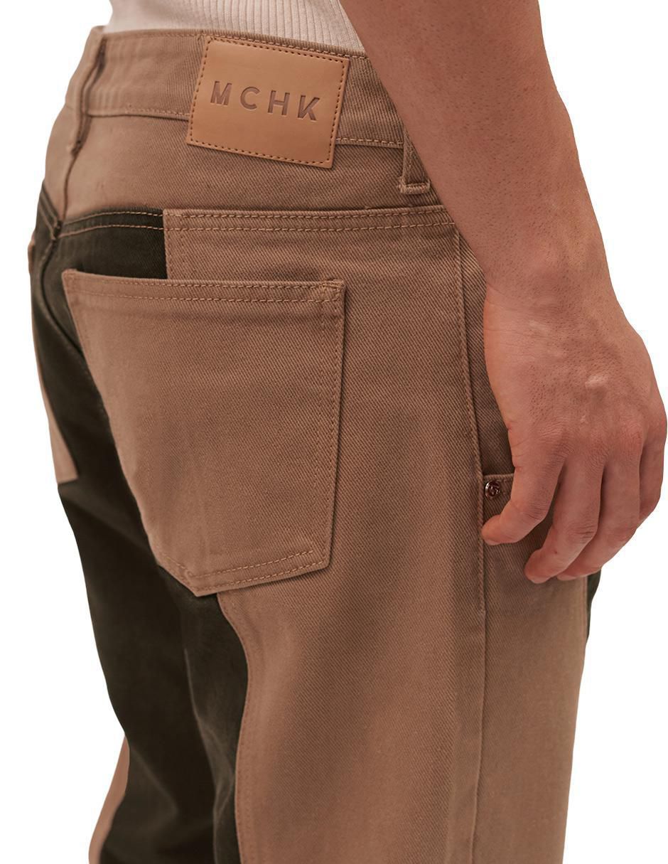 Jeans slim Mchk 8068 lavado bitono para hombre