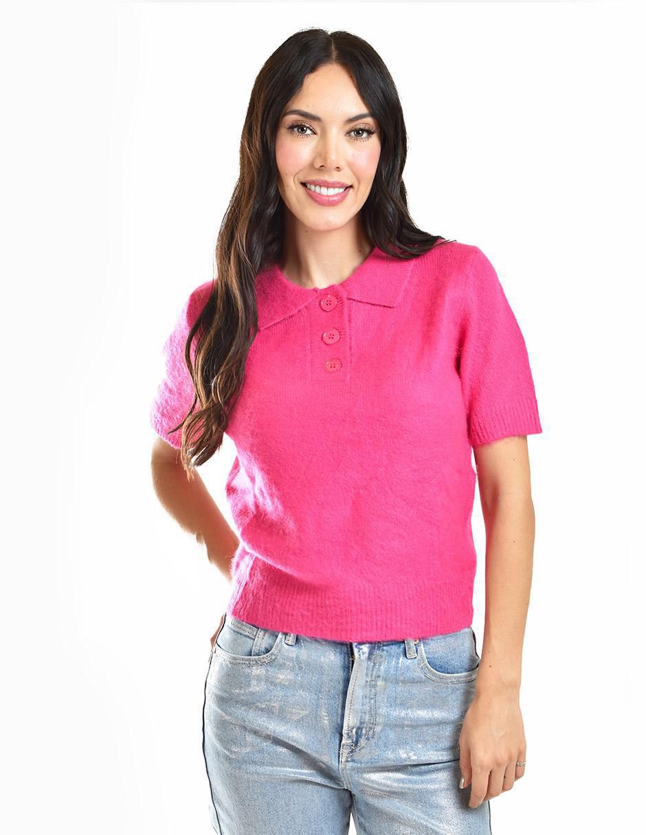 Blusa manga corta para mujer 8