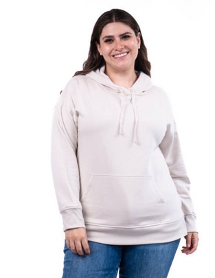 Sudadera con capucha y bolsa Roman Fashion para mujer