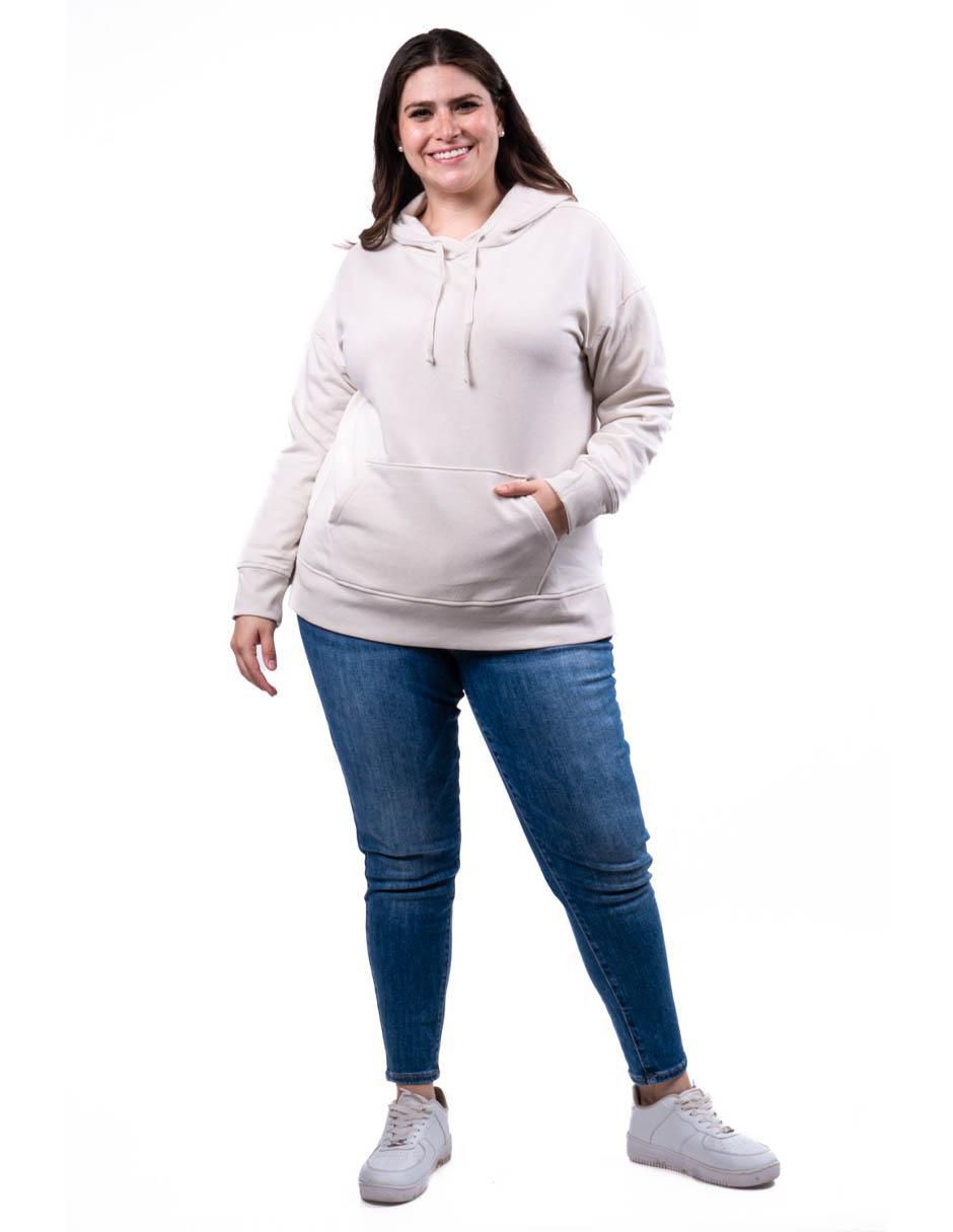 Sudadera con capucha y bolsa Roman Fashion para mujer