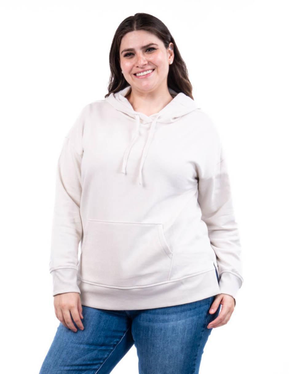Sudadera con capucha y bolsa Roman Fashion para mujer