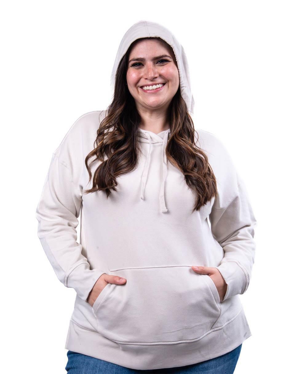 Sudadera con capucha y bolsa Roman Fashion para mujer