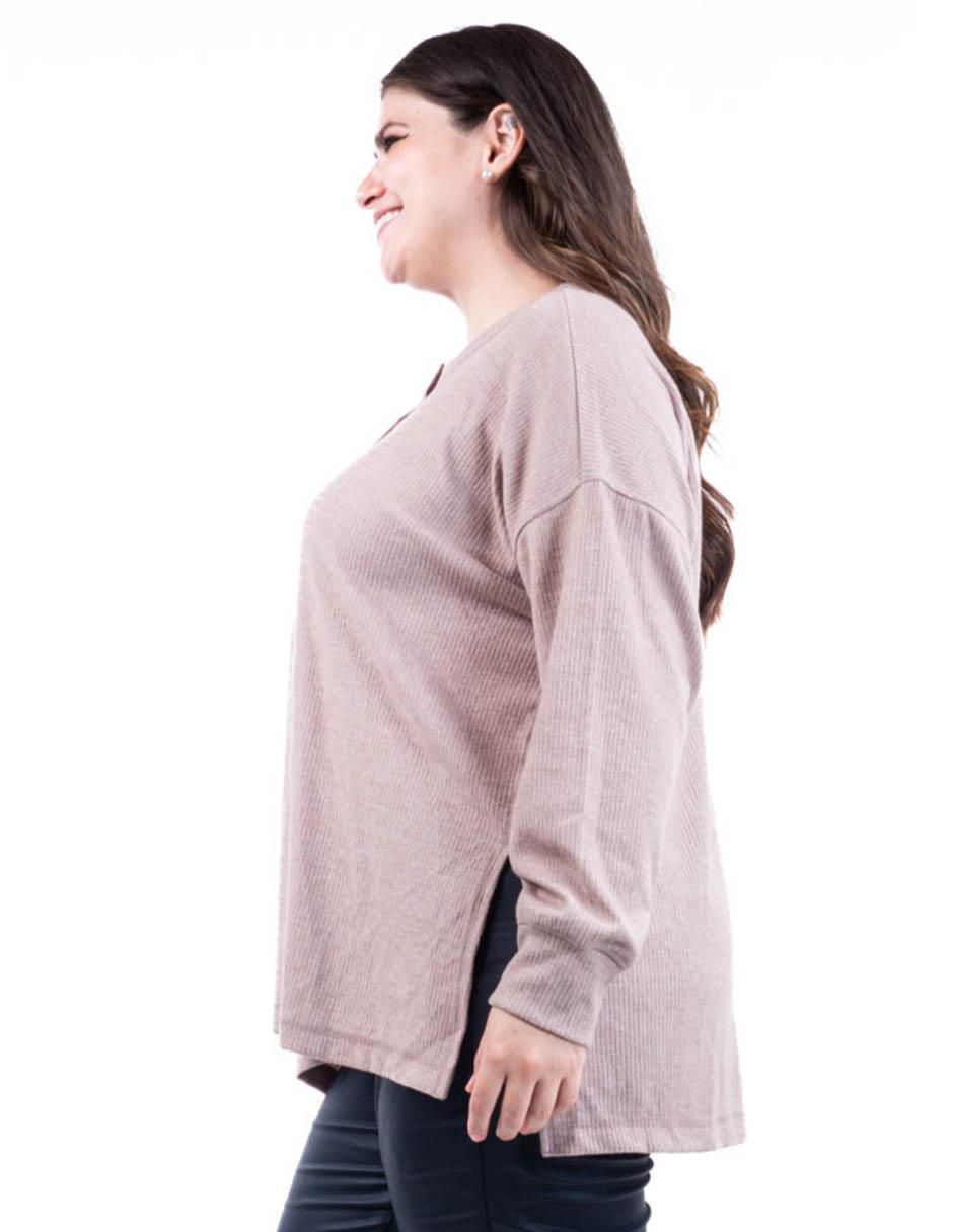 Suéter Roman Fashion cuello redondo para mujer