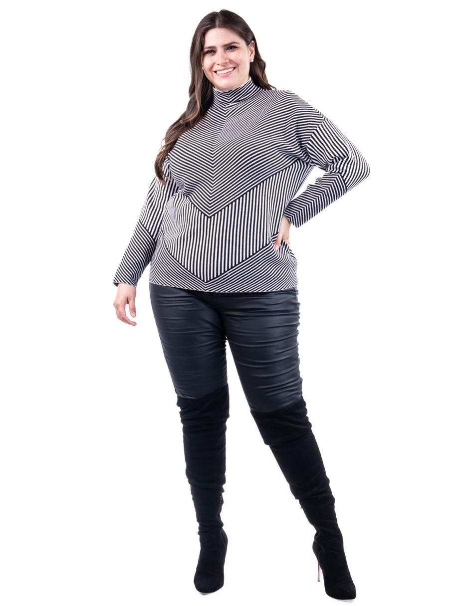 Suéter Roman Fashion cuello alto para mujer