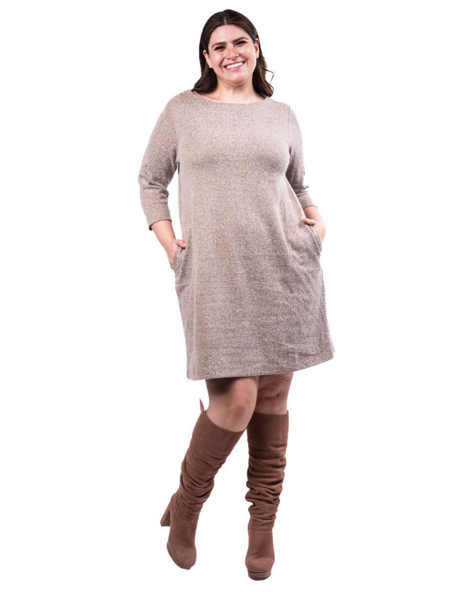 Vestido arriba rodilla casual para mujer 5