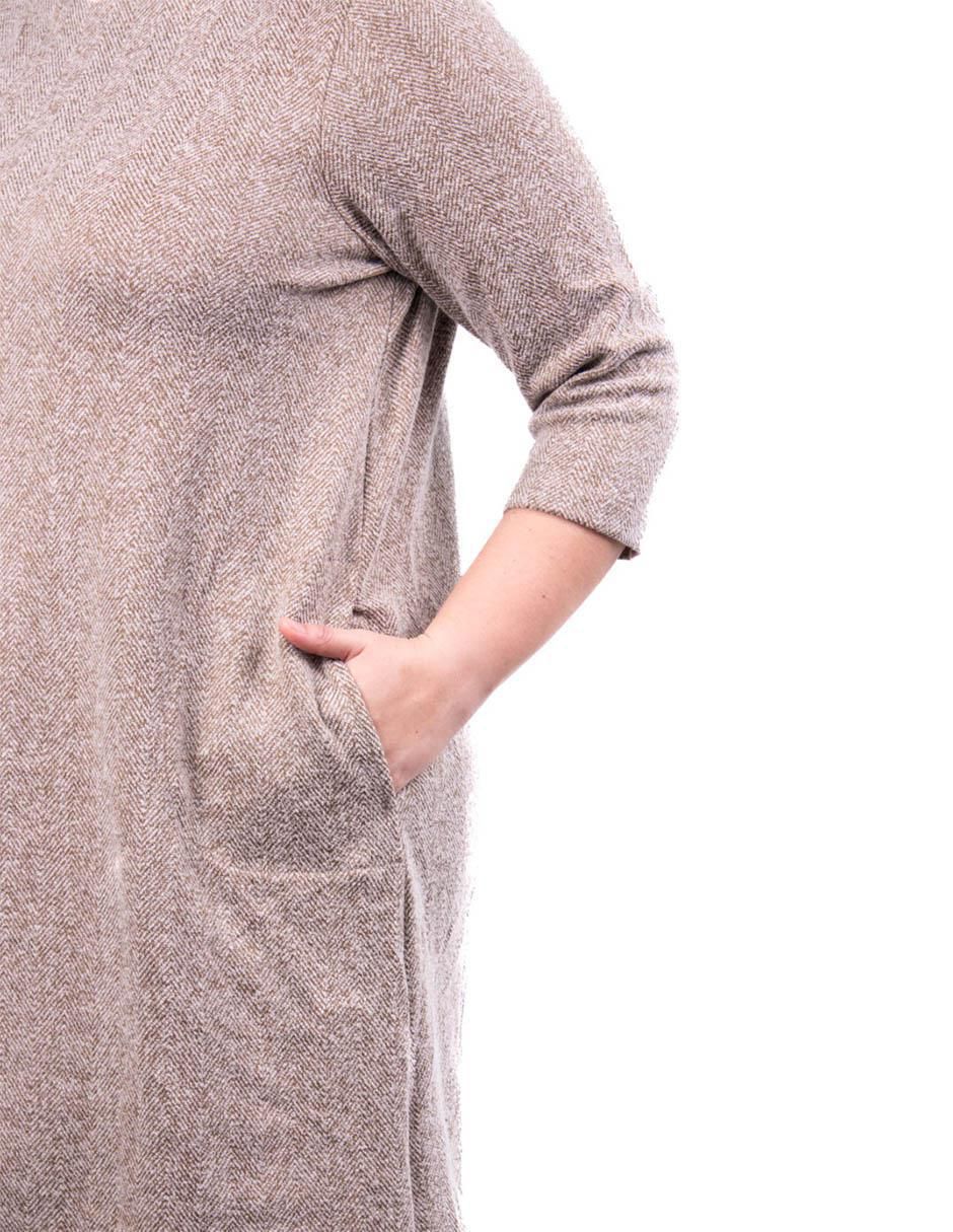 Vestido arriba rodilla casual para mujer