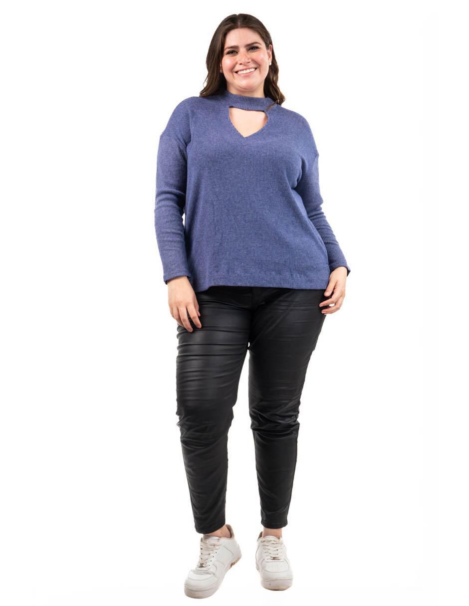 Suéter Roman Fashion cuello redondo para mujer