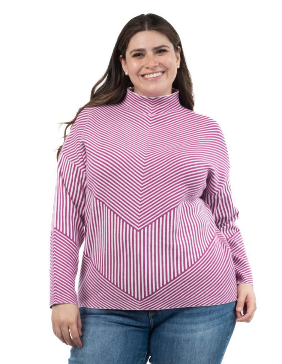 Suéter Roman Fashion cuello alto para mujer