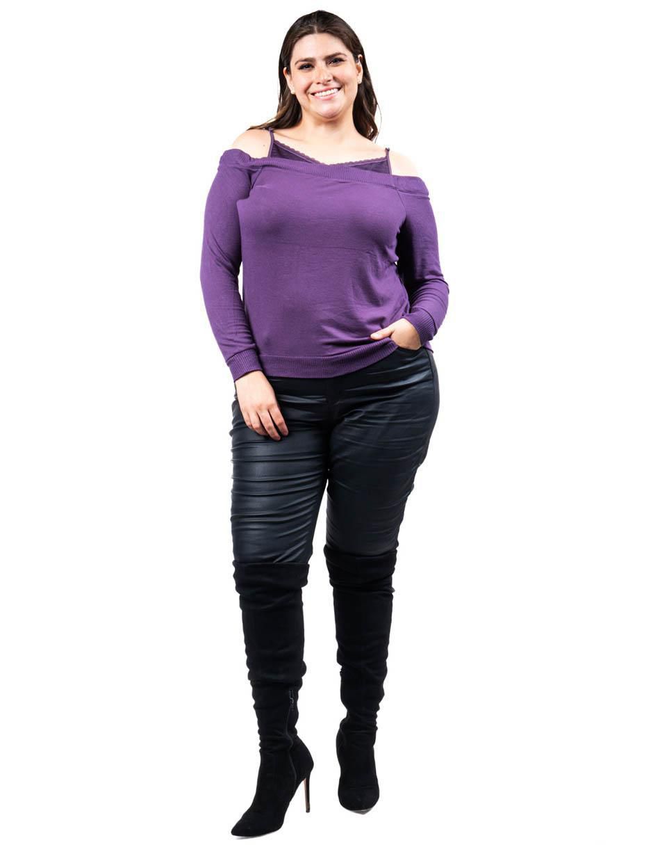 Blusa manga larga para mujer 7