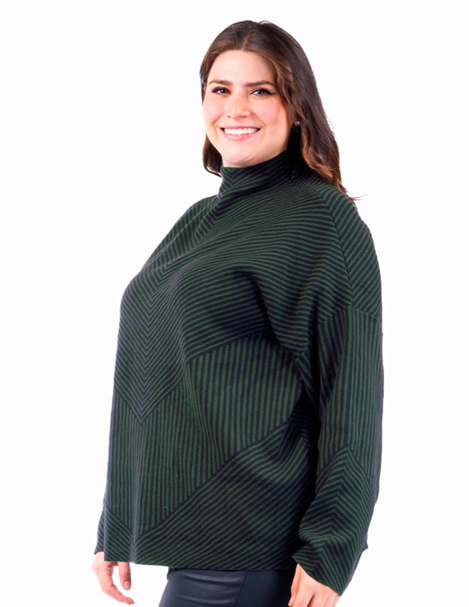 Suéter Roman Fashion cuello alto para mujer
