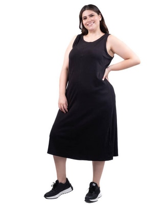 Vestido midi casual para mujer Vestido midi casual para mujer