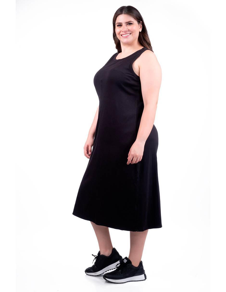 Vestido midi casual para mujer
