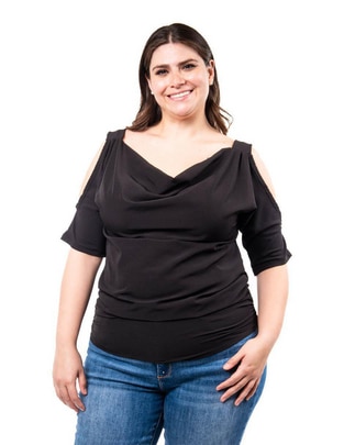 Blusa manga corta para mujer 1