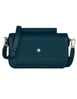 Bolsa messenger de piel unisex