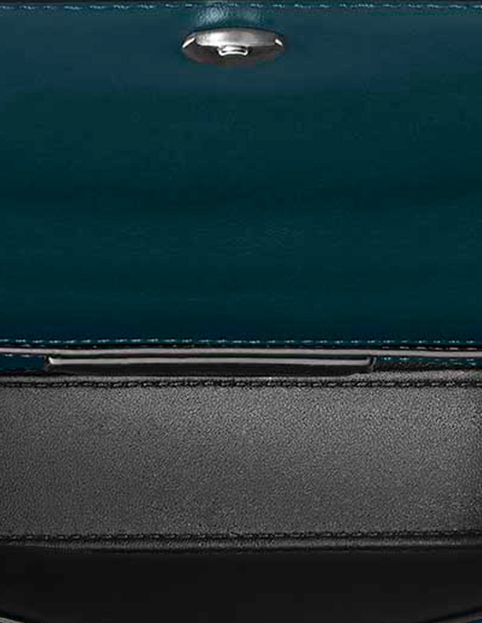 Bolsa messenger de piel unisex