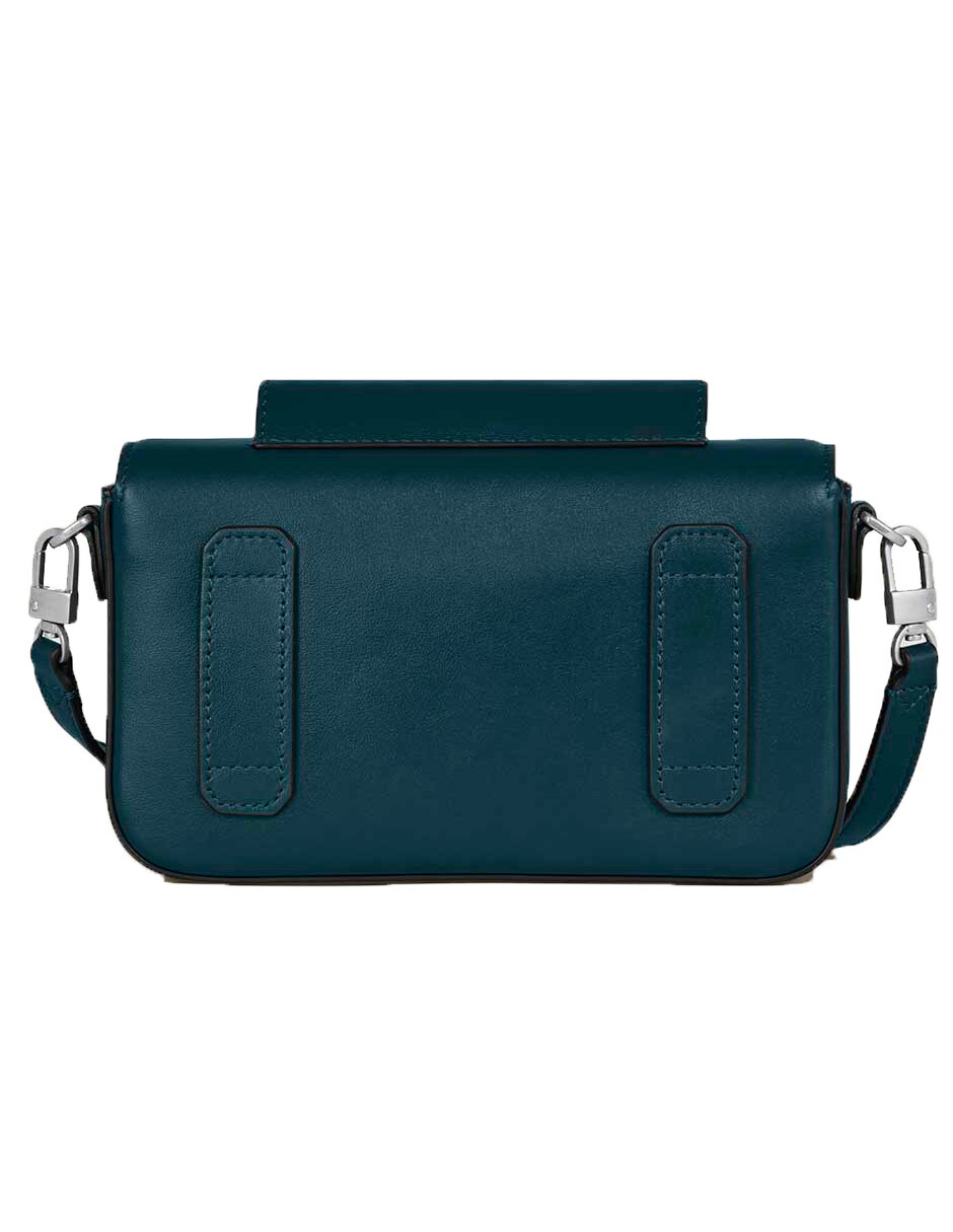 Bolsa messenger de piel unisex