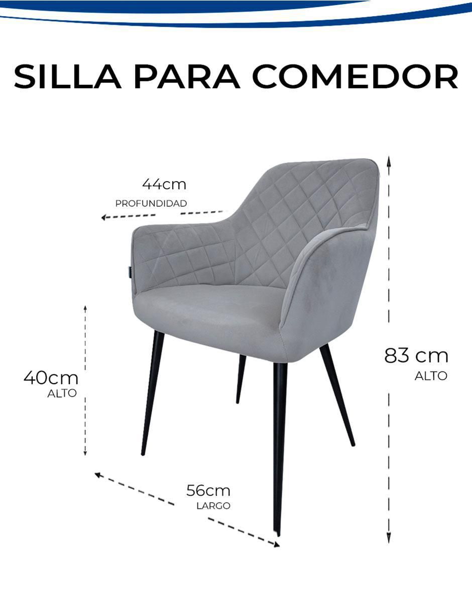 Juego de sillas 2 piezas de velvet 5