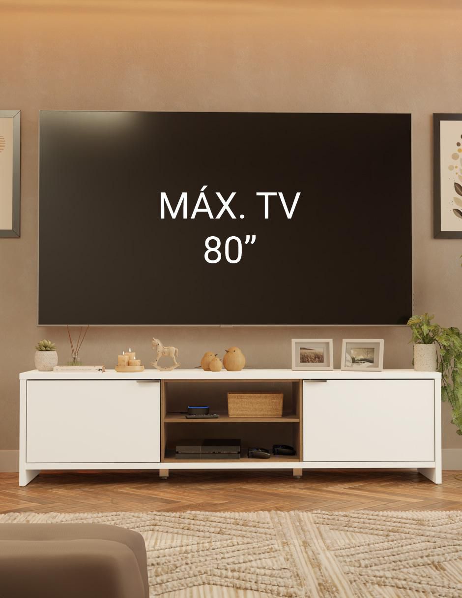 Mueble de TV armable Metz de MDP 3