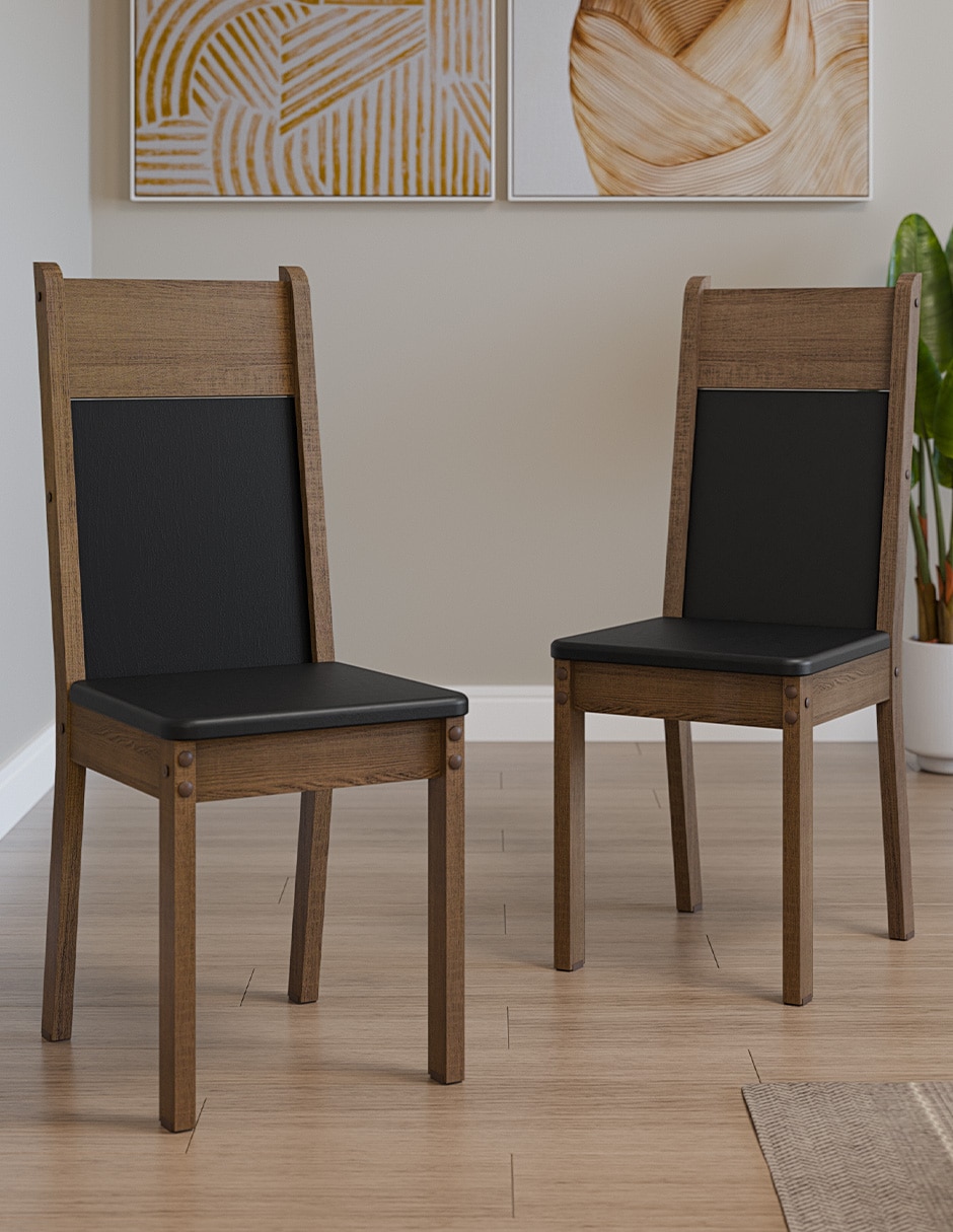 Set de sillas 6 piezas 4280 madesa de mdp