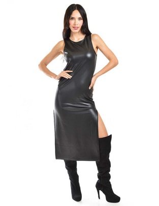 Vestido midi casual para mujer