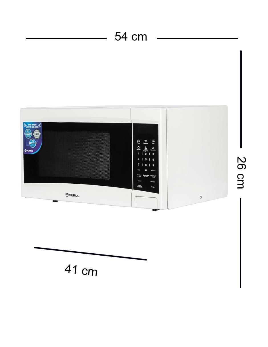 MICROONDAS CONVENC, 1.1 PIES, PLATEADO 4