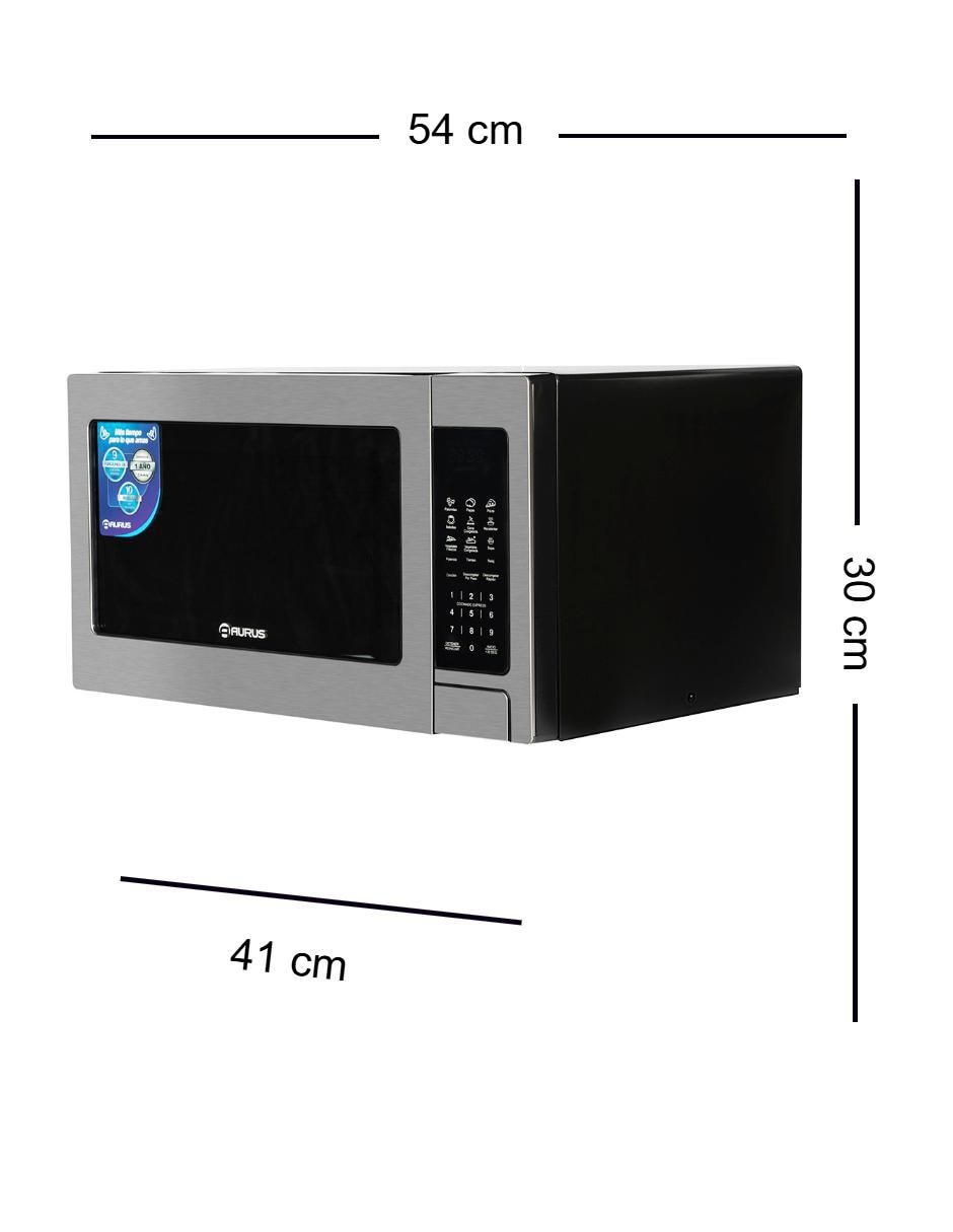 MICROONDAS CONVENC, 1.1 PIES, PLATEADO 4