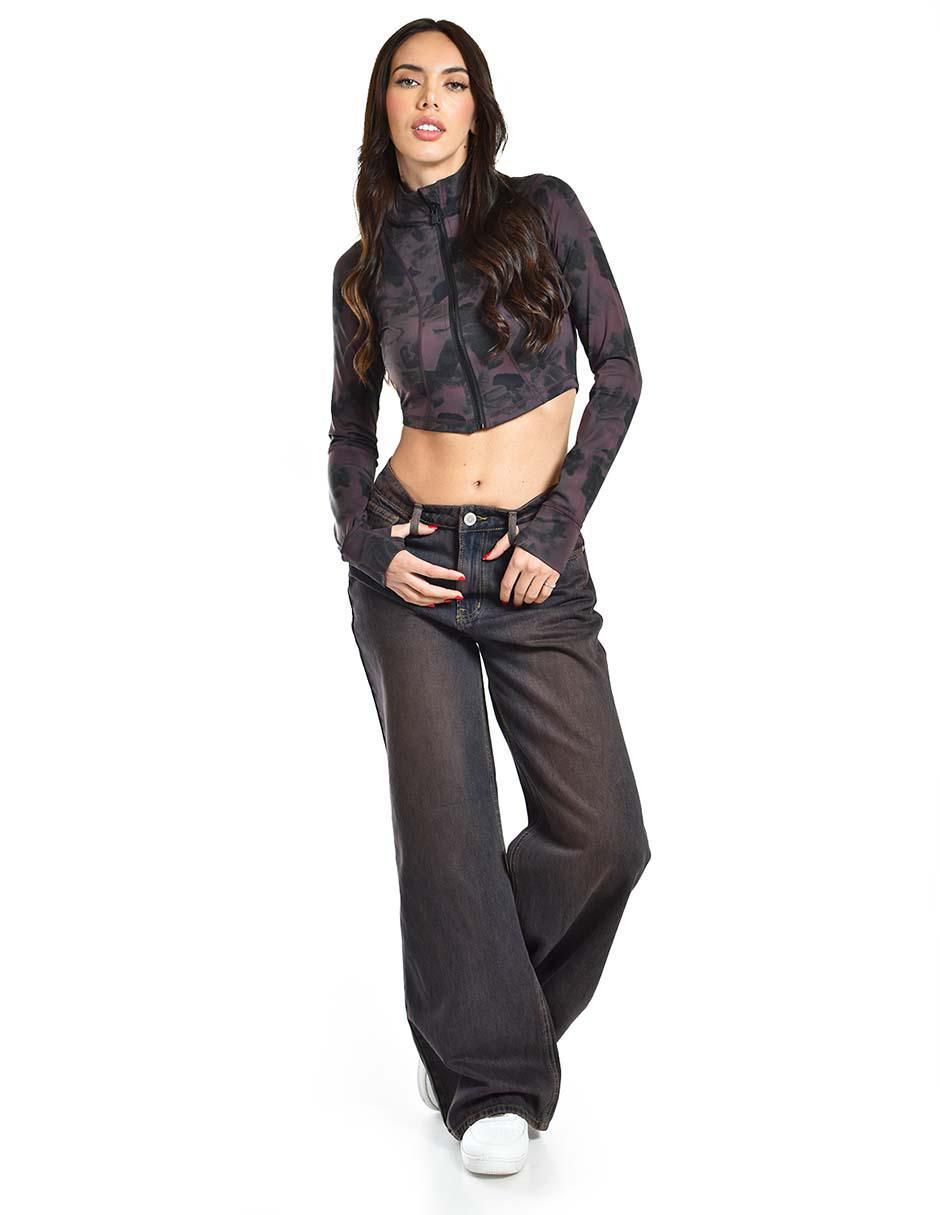 Jeans amplio para mujer 2