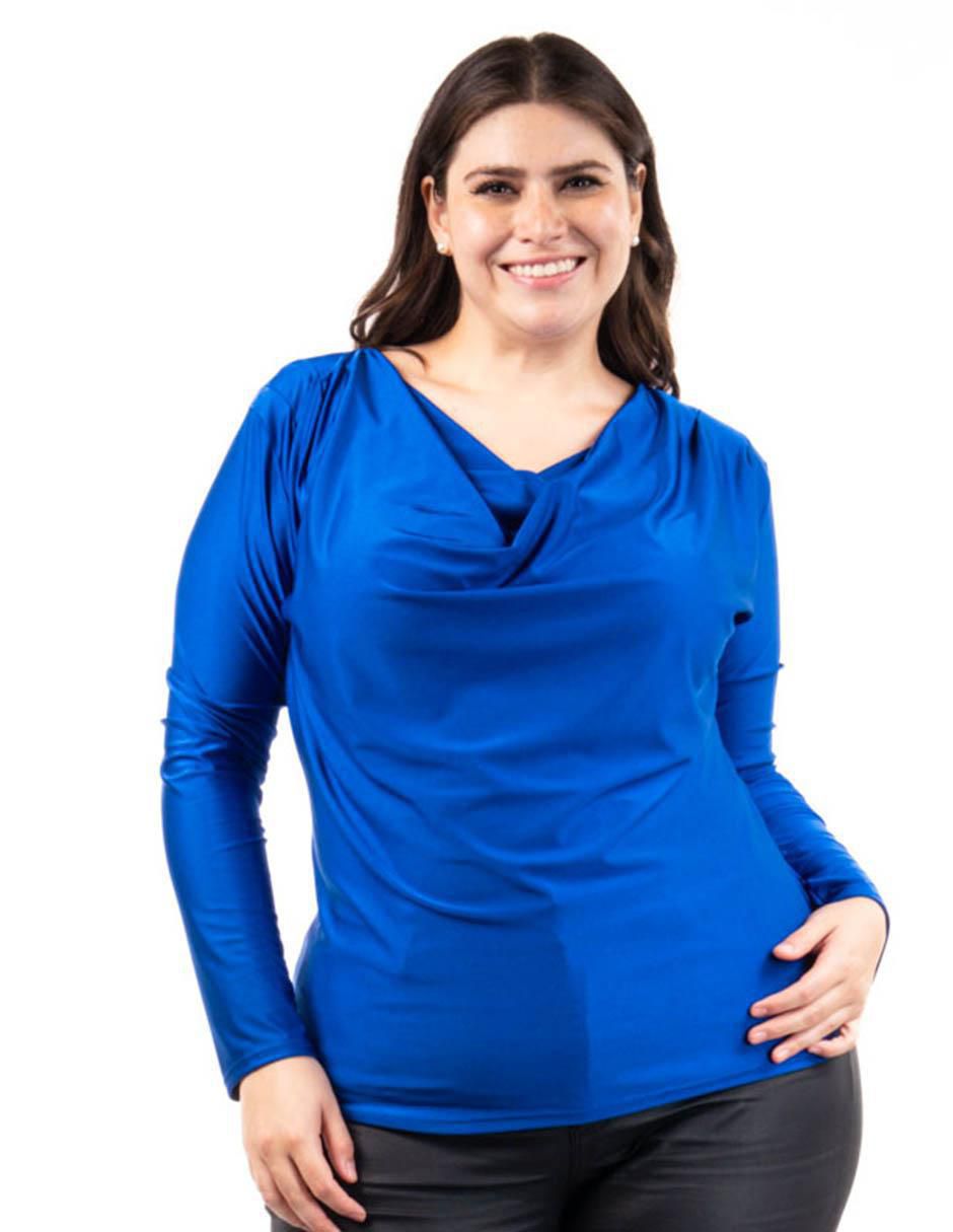 Blusa manga larga para mujer 7