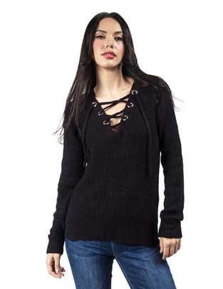 Suéter cuello V para mujer Suéter cuello V para mujer