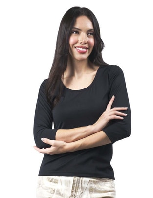 Blusa manga 3/4 para mujer 1