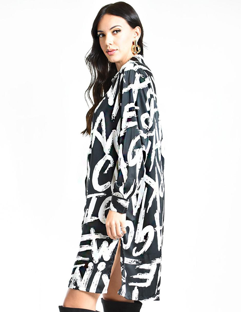 Vestido arriba rodilla casual para mujer 5