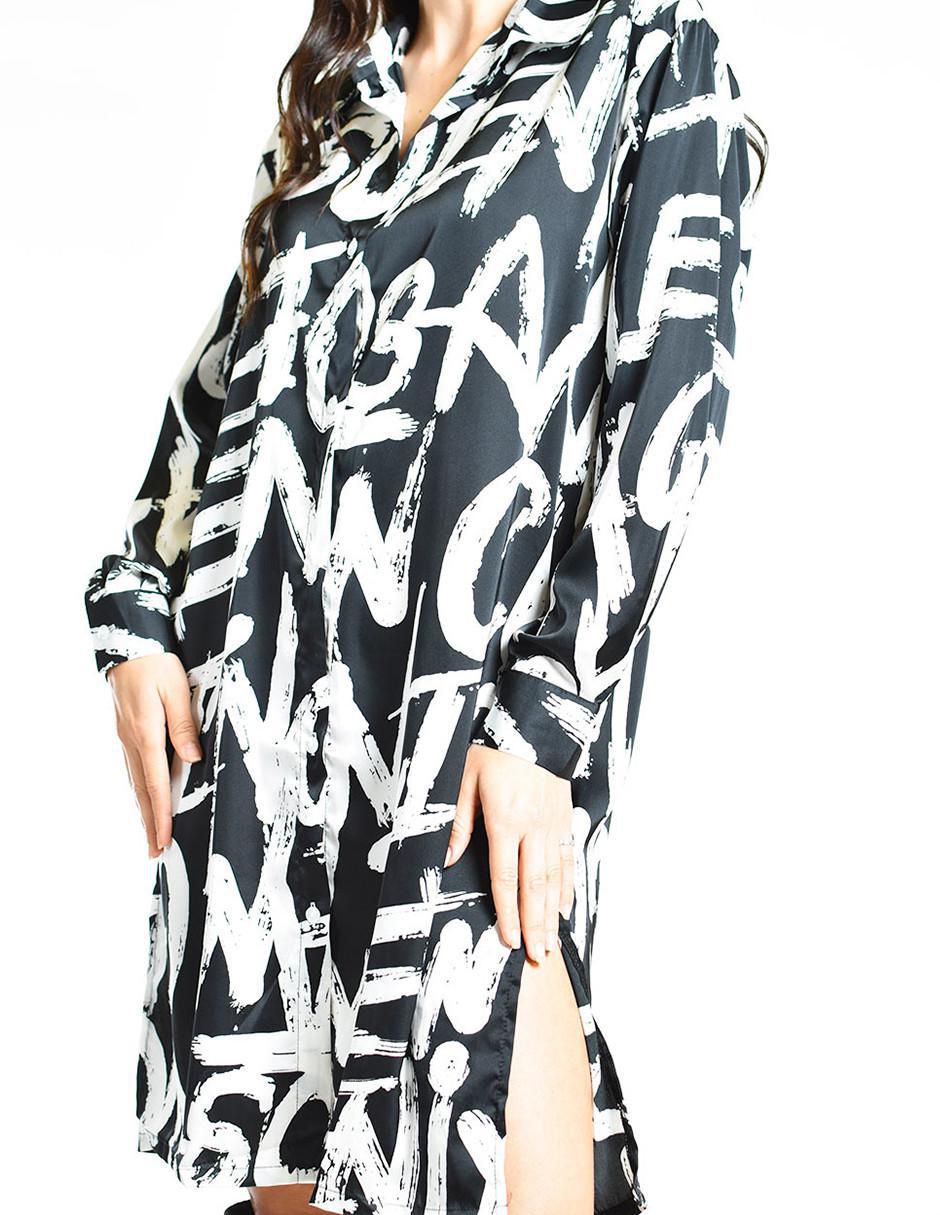 Vestido arriba rodilla casual para mujer 3