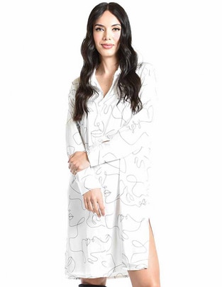 Vestido arriba rodilla casual para mujer