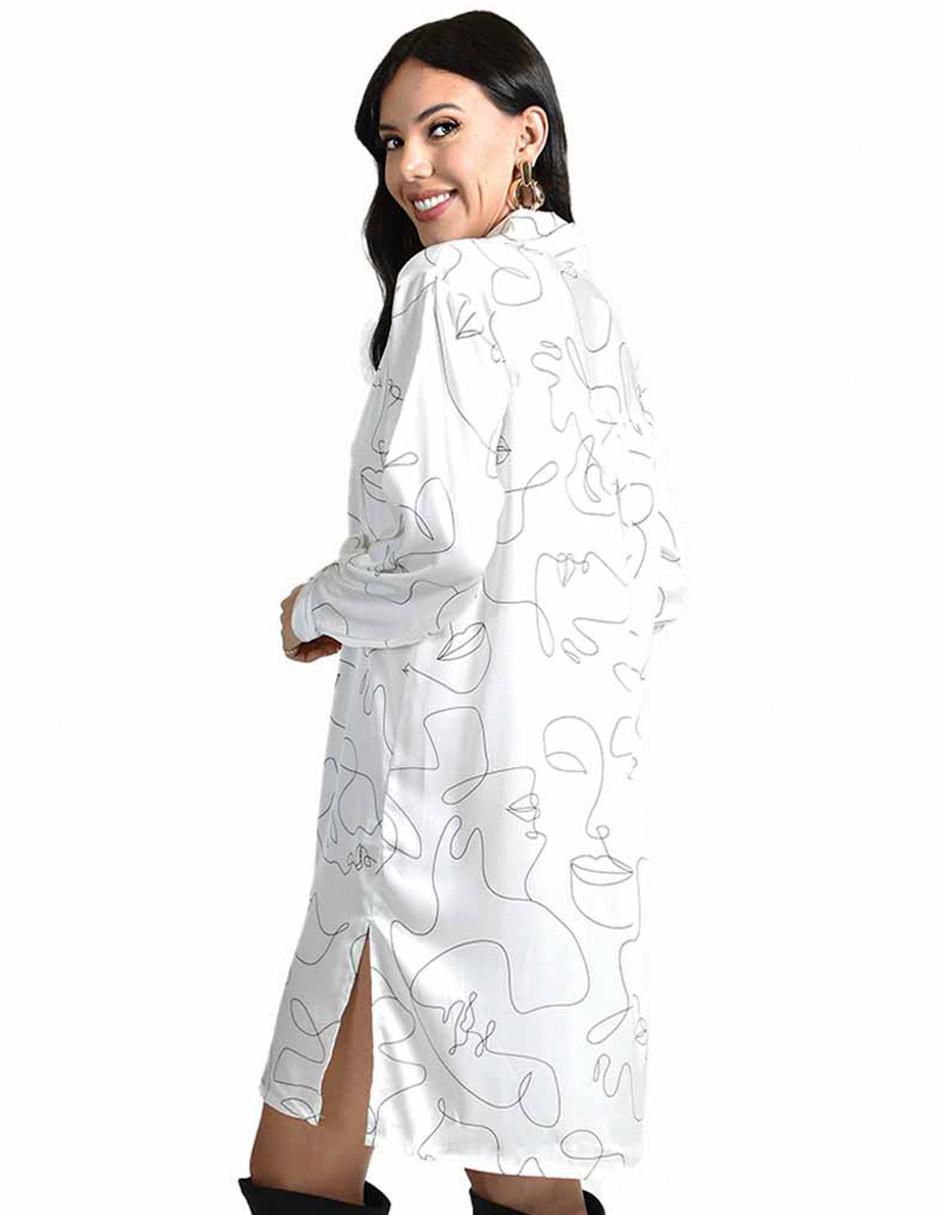 Vestido arriba rodilla casual para mujer