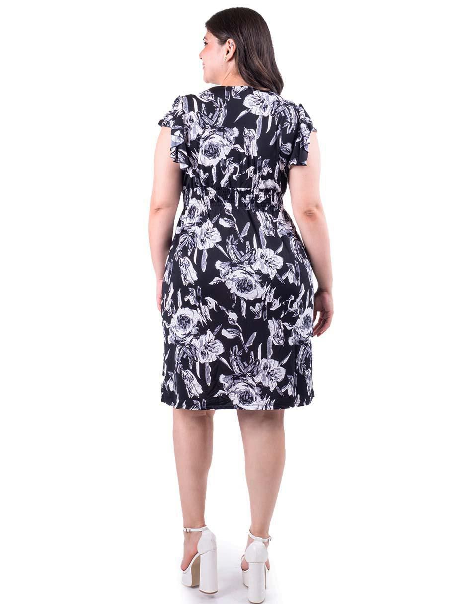 Vestido arriba rodilla casual para mujer