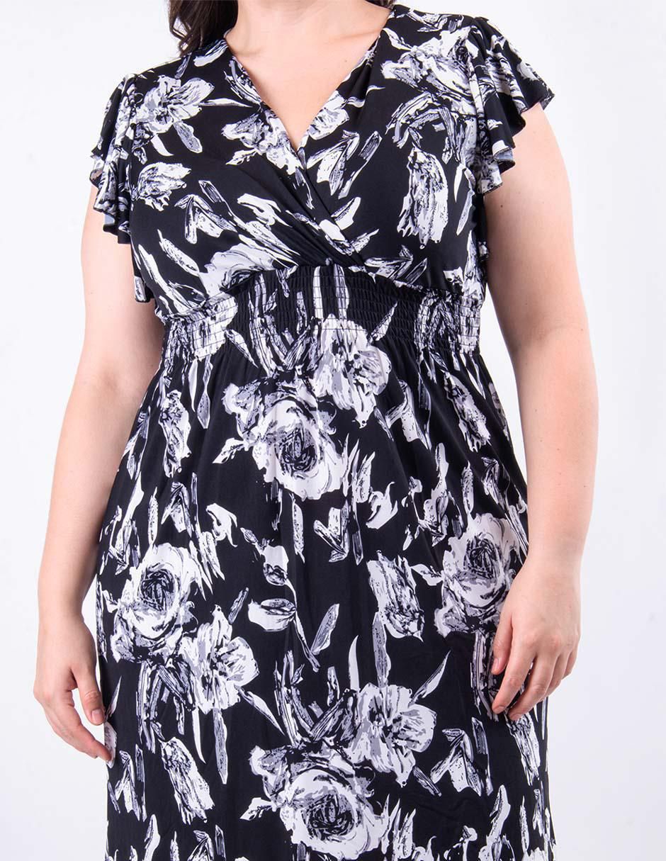 Vestido arriba rodilla casual para mujer