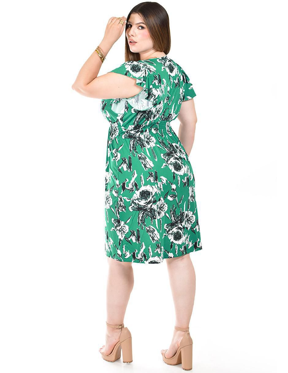 Vestido a la rodilla casual para mujer