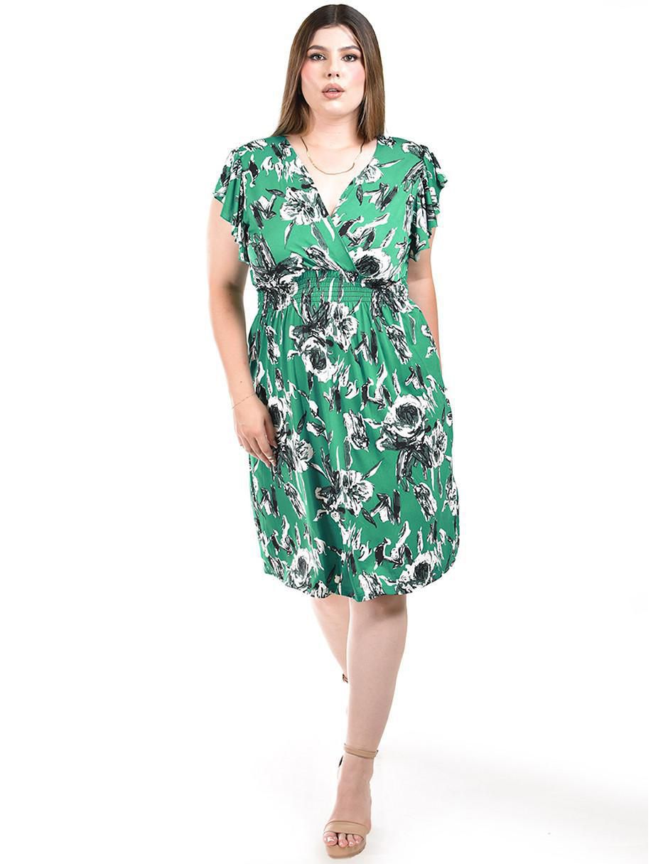 Vestido a la rodilla casual para mujer