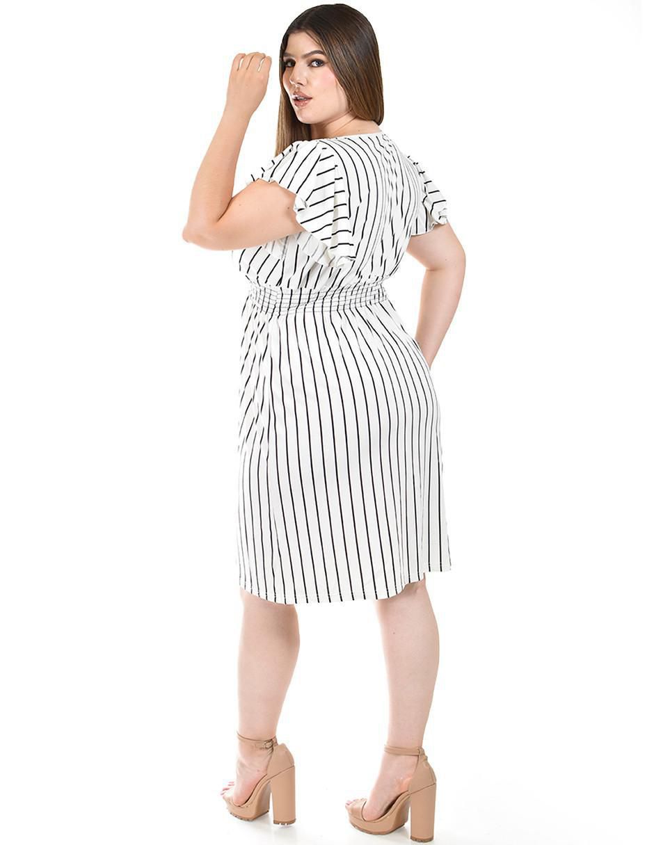 Vestido a la rodilla casual para mujer
