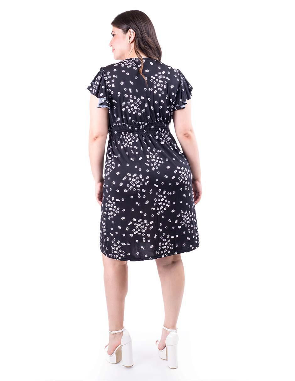 Vestido arriba rodilla casual para mujer